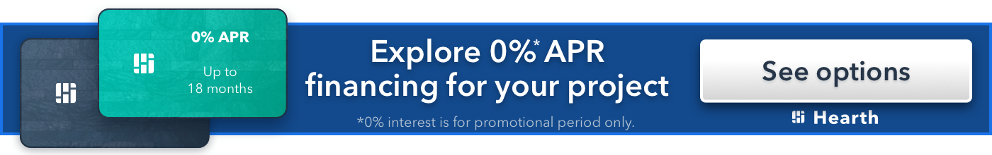 Explore 0% APR financing for your HVAC project with Hearth — see options