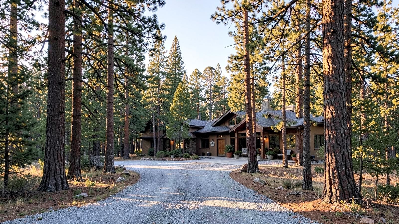 Black Forest Colorado home surrounded by ponderosa pines